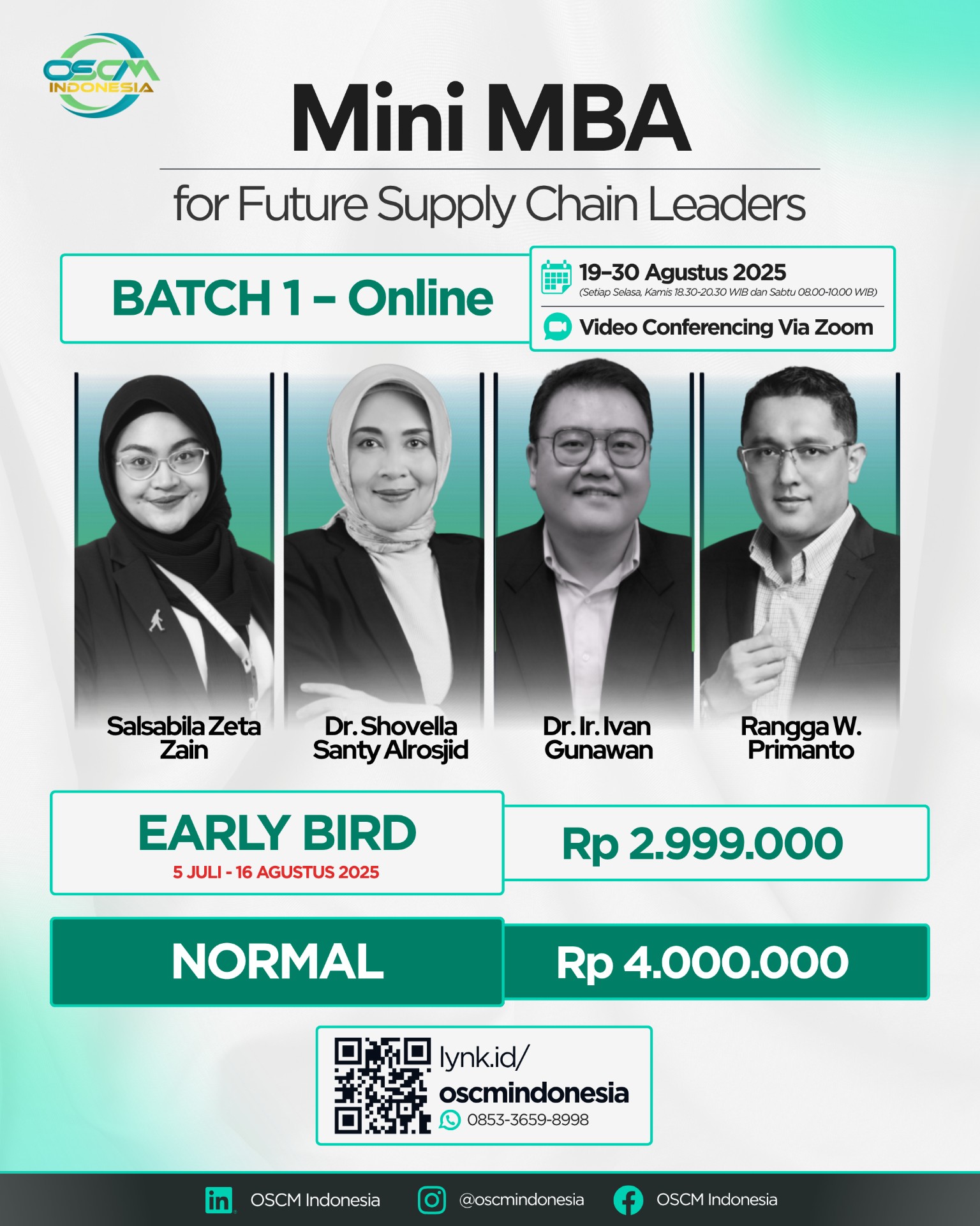 [Batch 1 - Online] Mini MBA for Future Supply Chain Leaders