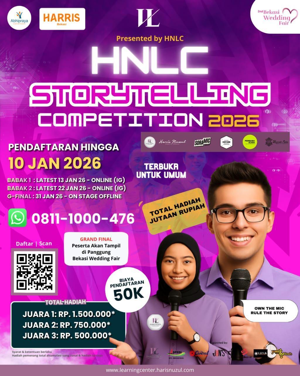 Hnlc HNLC STORYTELLING COMPETITION 2026 - Haris Nuzul Learning Center