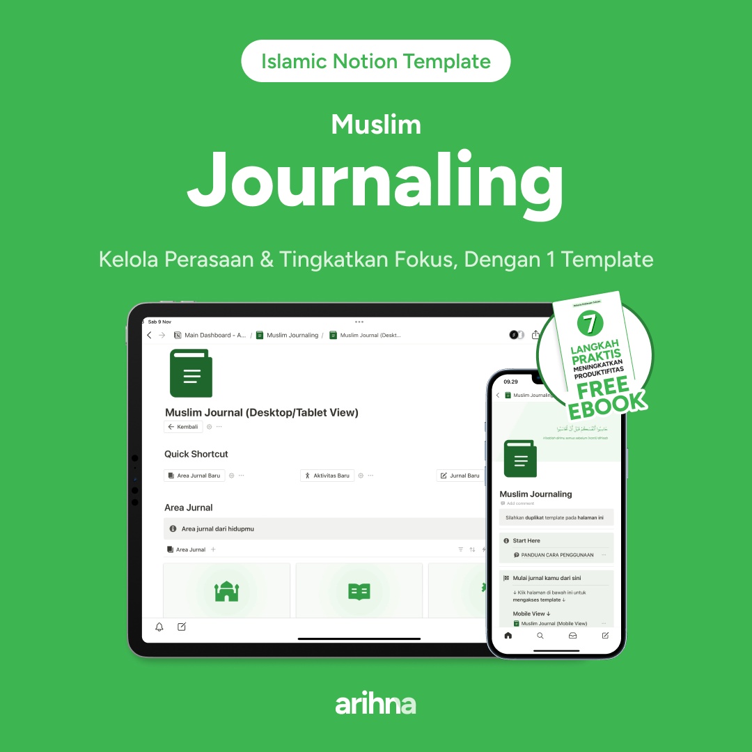 Tampilan Muslim Journaling