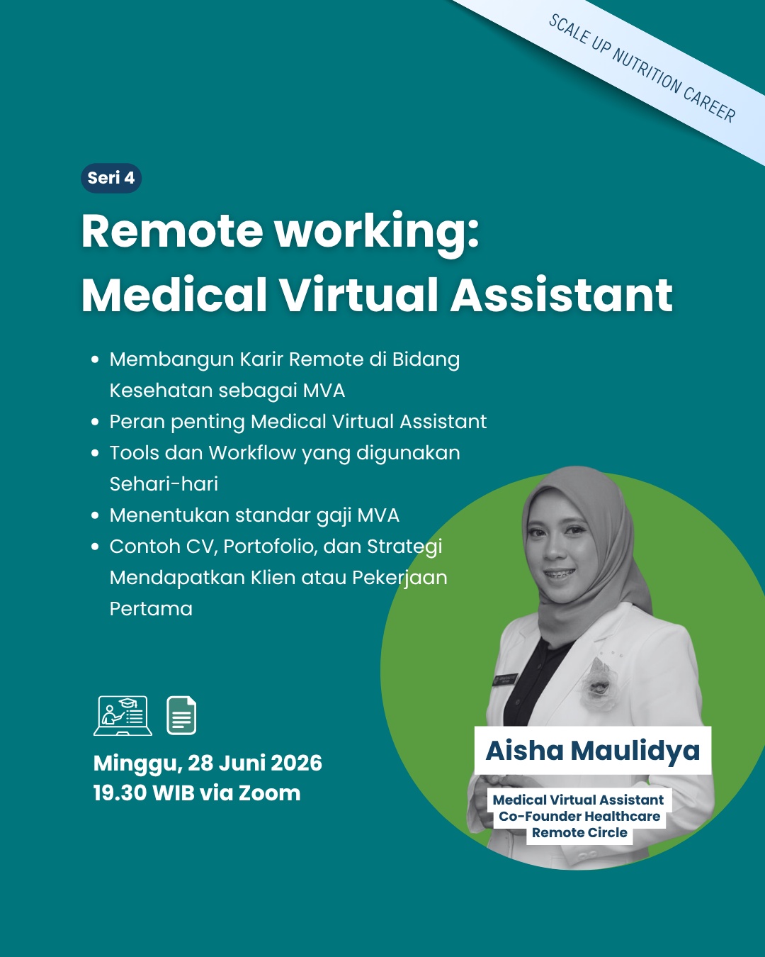 Remote Working sebagai Medical Virtual Assistant - NUTRISEE