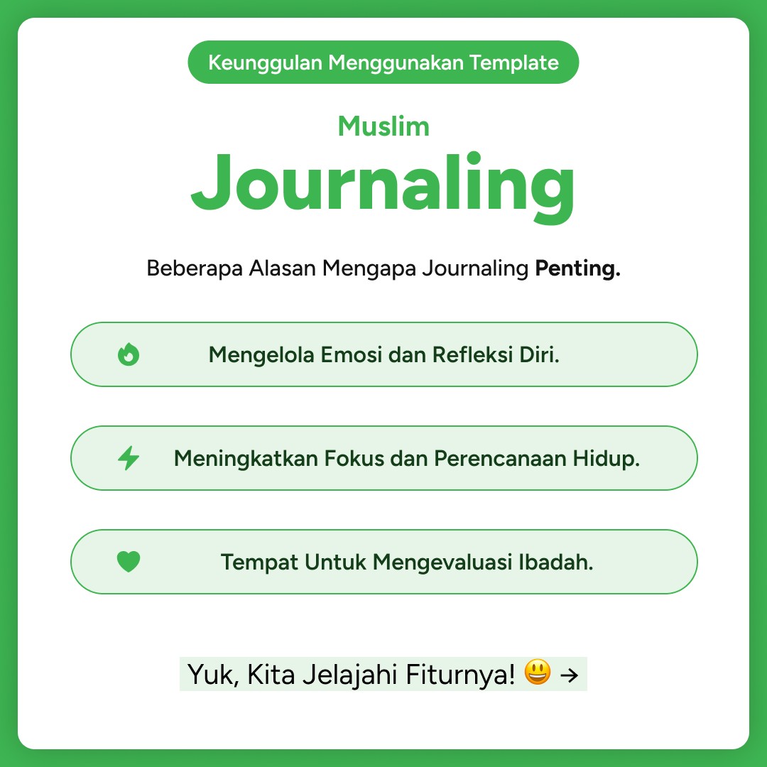 Area jurnal Muslim Journaling