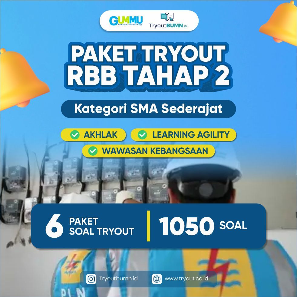 Paket Tryout RBB Tahap 2 (SMA/ Sederajat)