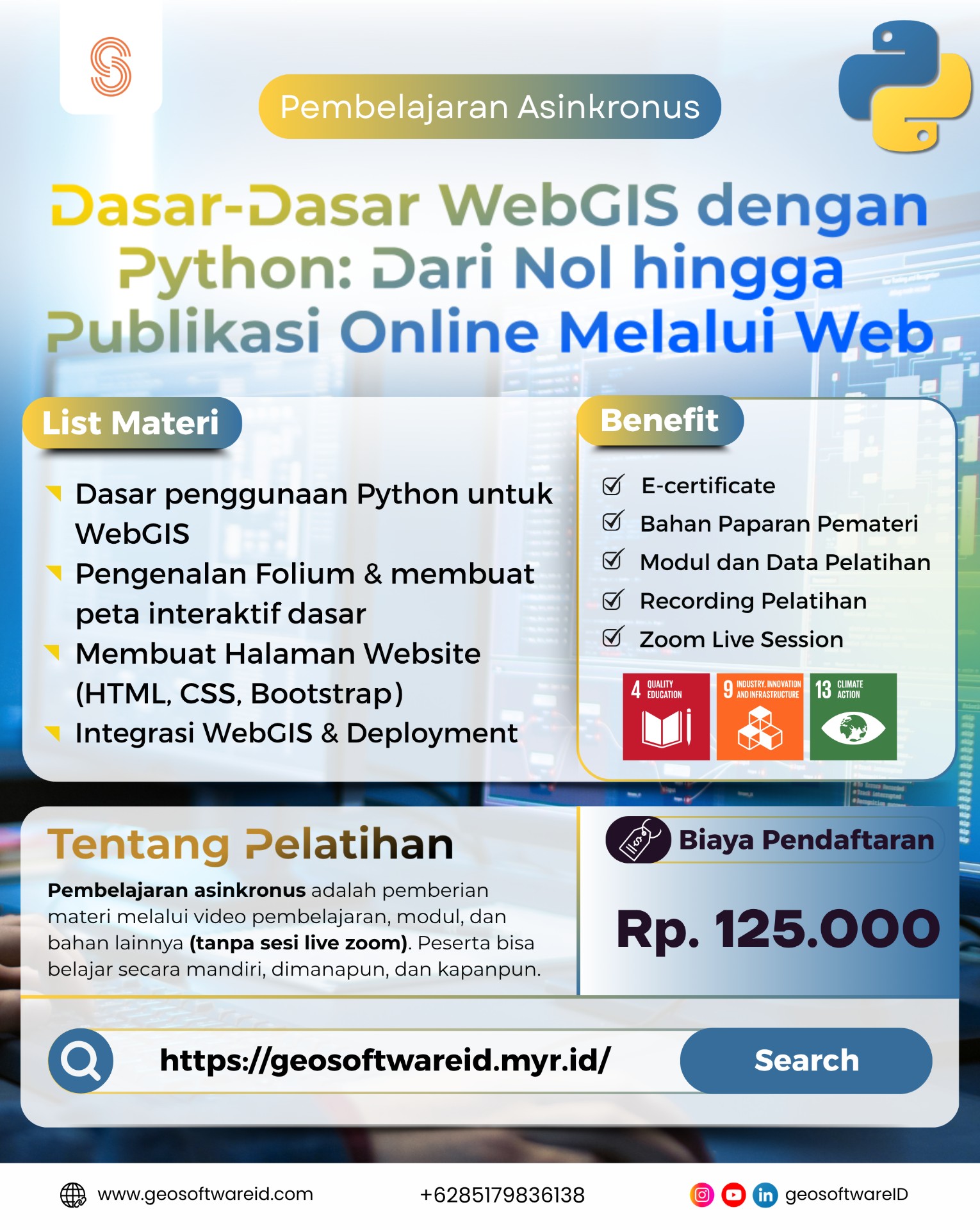 ASINKRONUS - Dasar-dasar Pembuatan WebGIS dengan Pemrograman Python