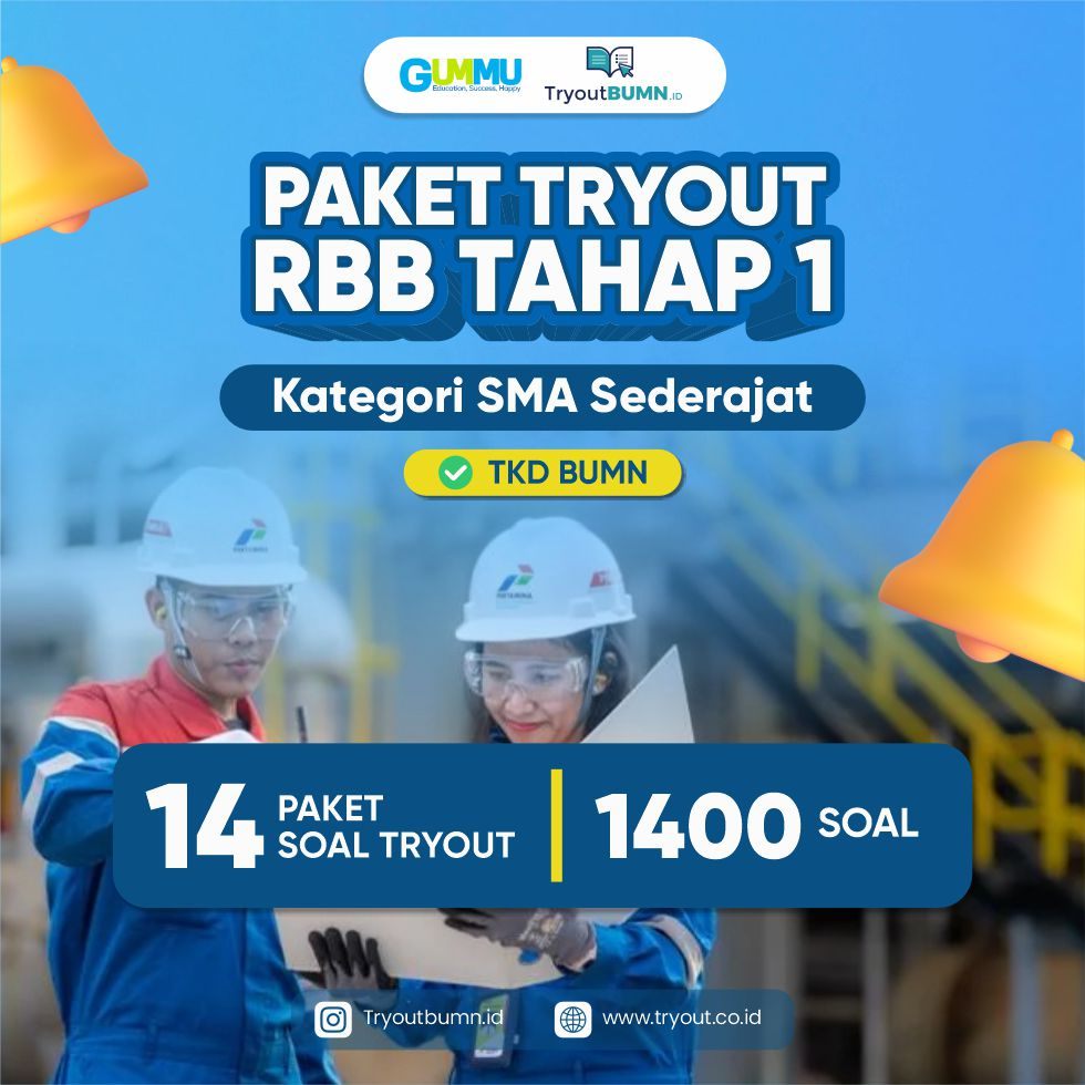 Paket Tryout RBB Tahap 1 (SMA/ Sederajat)