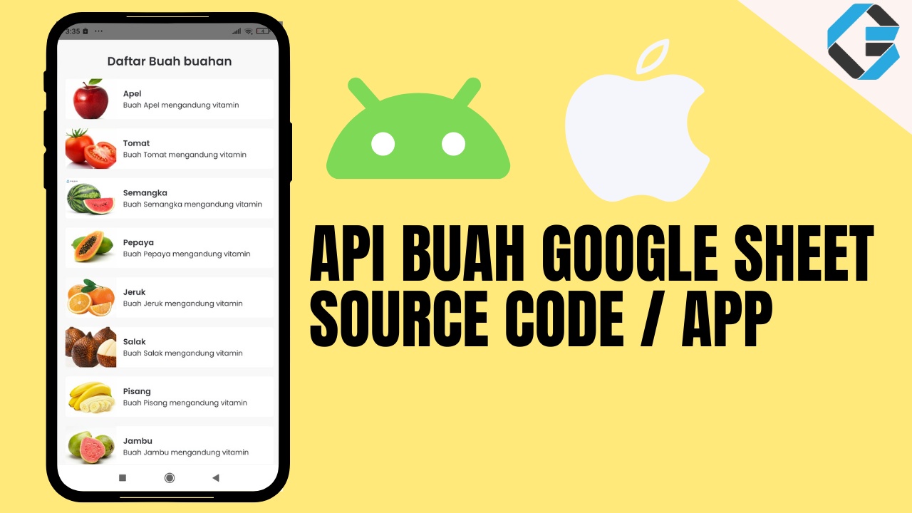 Appgyver - API Android Google Sheet App Source Code - Gakcoding