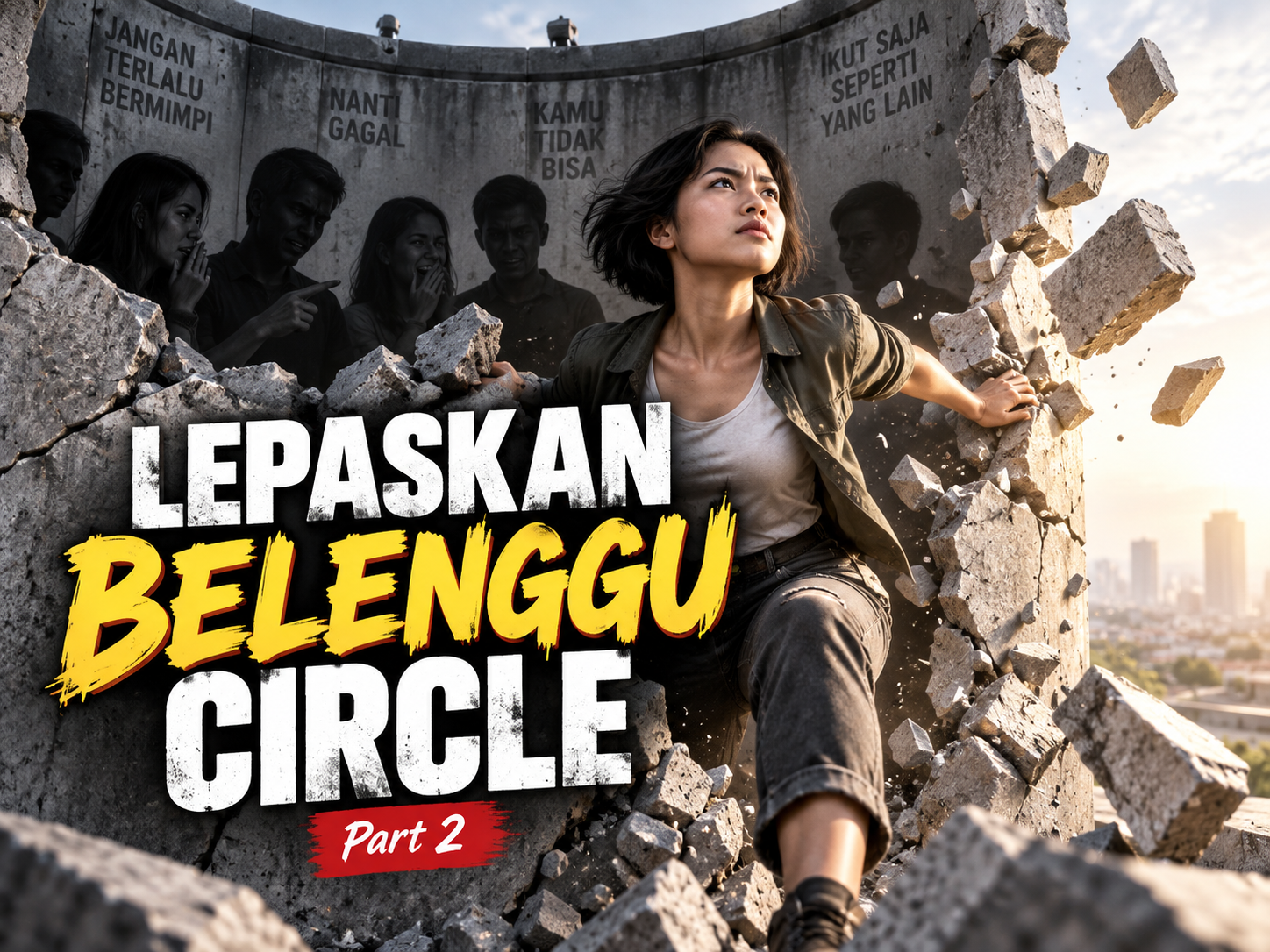 Cover audiobook (Part 2) Menembus Batas Mental Yang Ditanam Oleh Circle Negatif