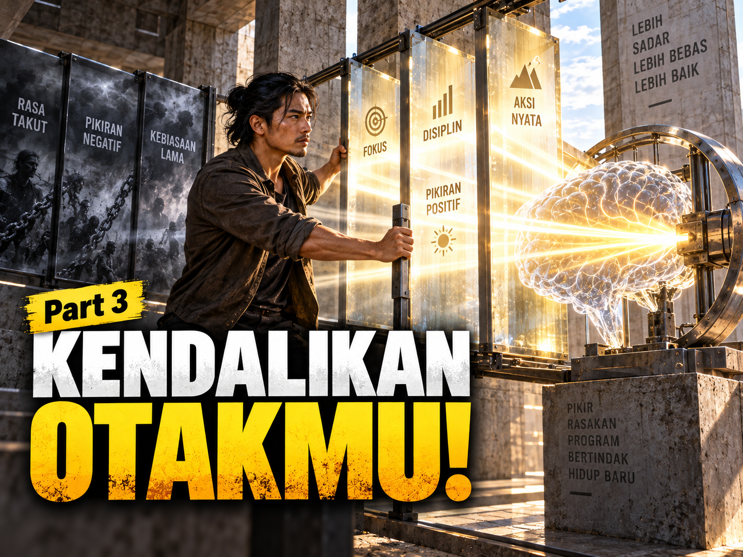 Cover audiobook (Part 3) NLP - Otak Kita Telah Dimanipulasi Saatnya Kita Ambil Alih dengan NLP