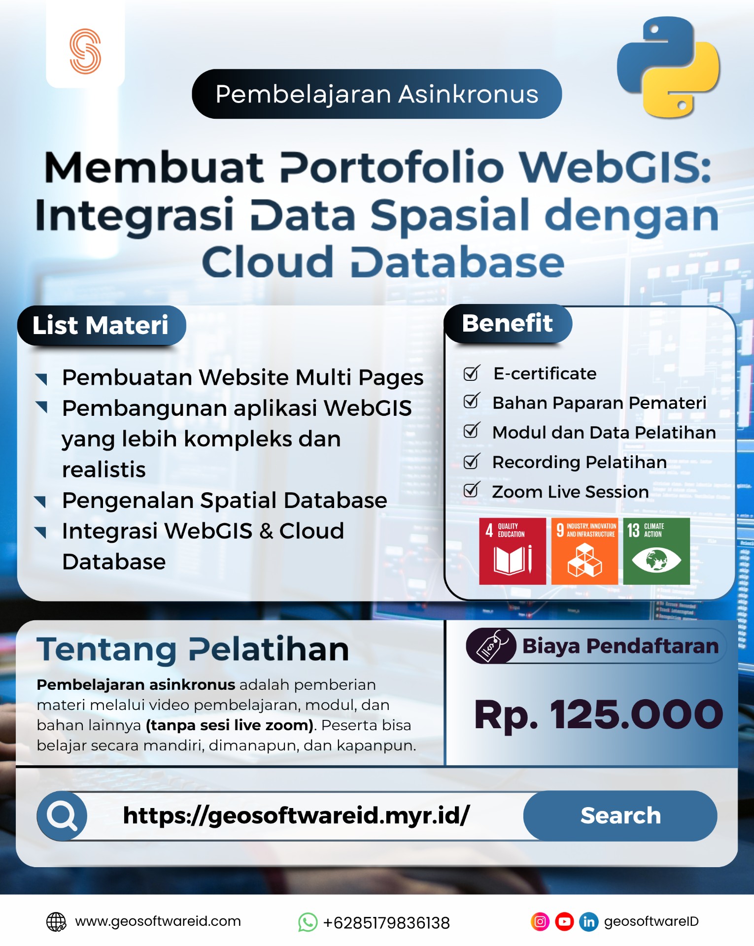 ASINKRONUS - Membuat Portofolio WebGIS: Integrasi Data Spasial dengan Cloud Database
