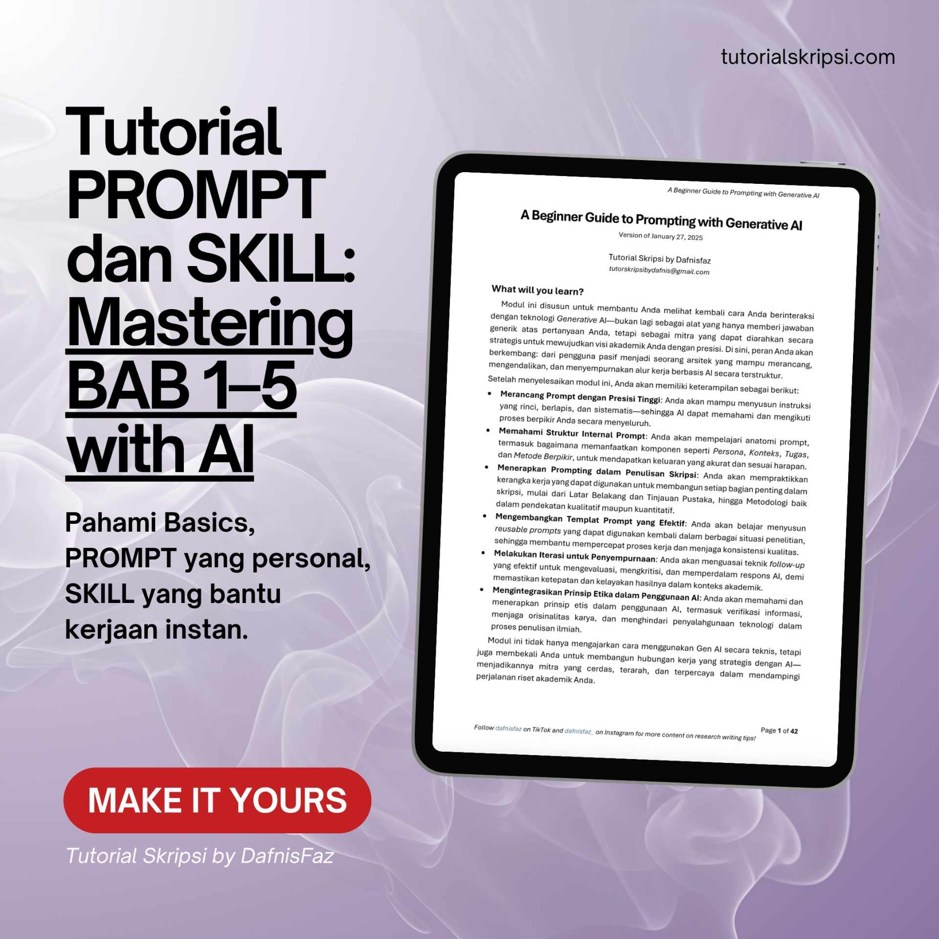 Tutorial Prompting Penelitian
