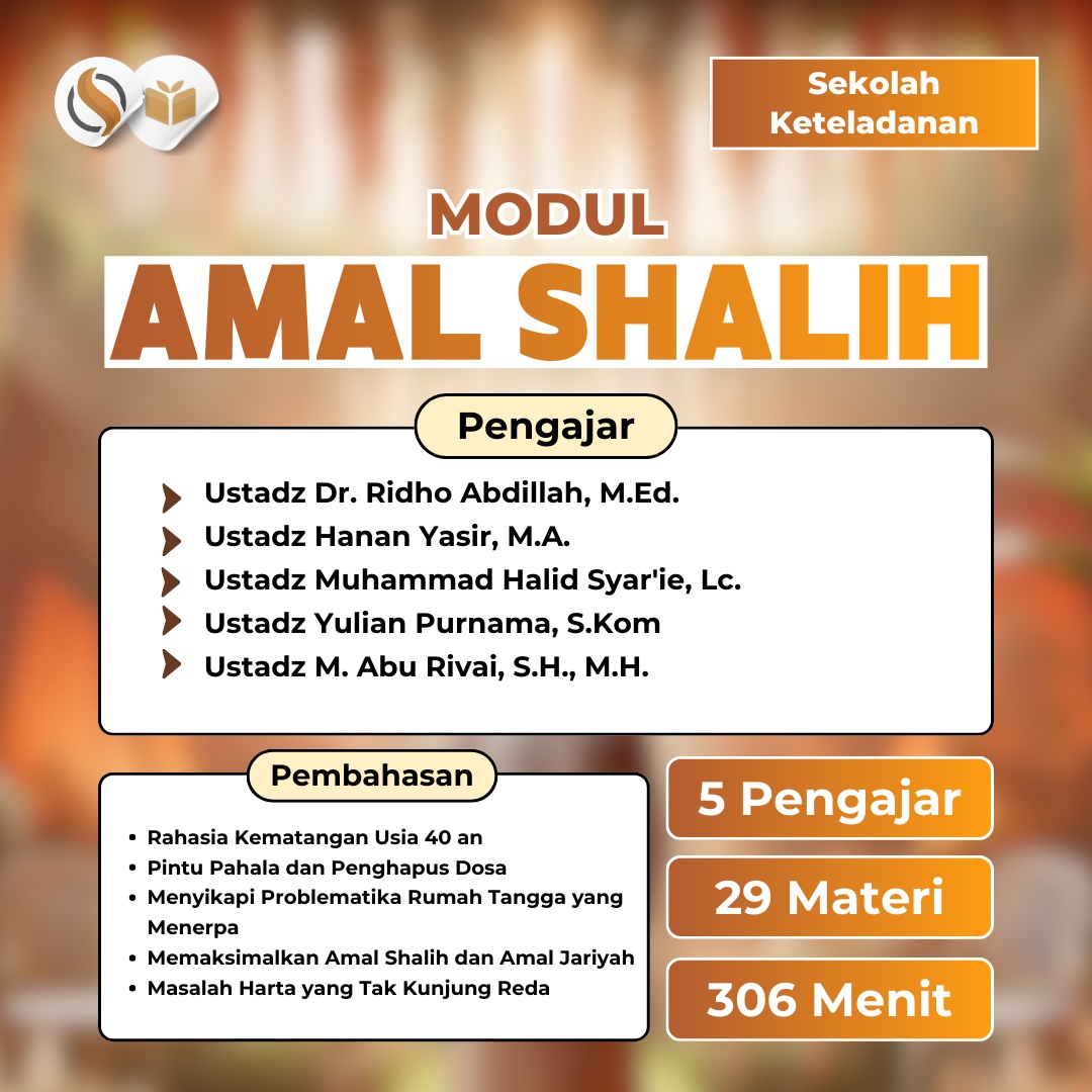 Modul Sekolah Keteladanan: Amal Shalih