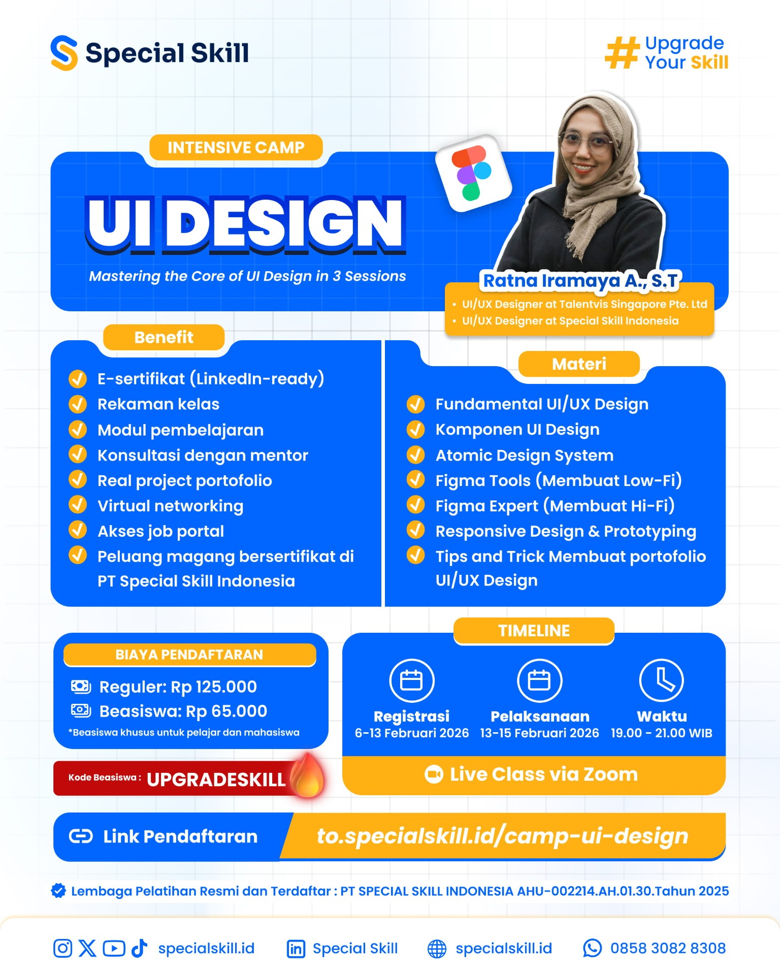 Paket Webinar dan Bootcamp UI Design - Special Skill