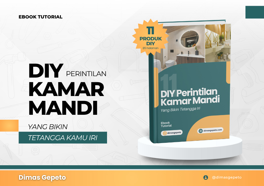 DIY 11 Produk Printilan Kamar Mandi