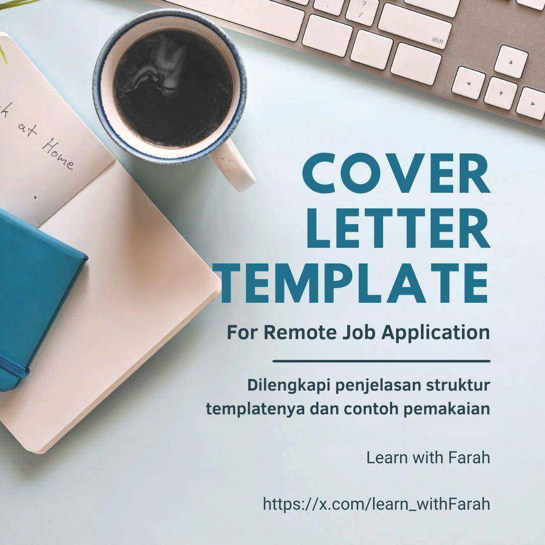 Cover Letter Template for International Remote Job Application
