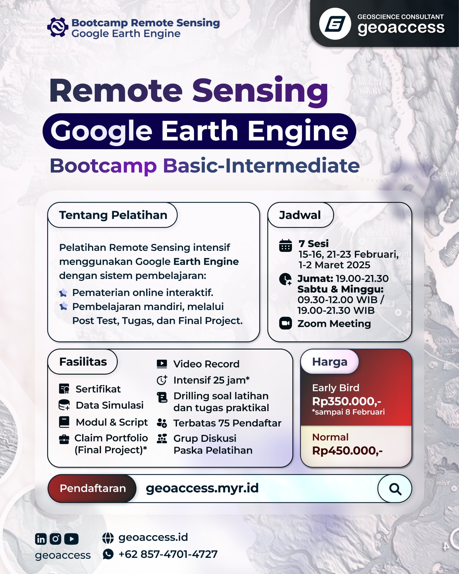 Bootcamp Remote Sensing Google Earth Engine Basic-Intermediate