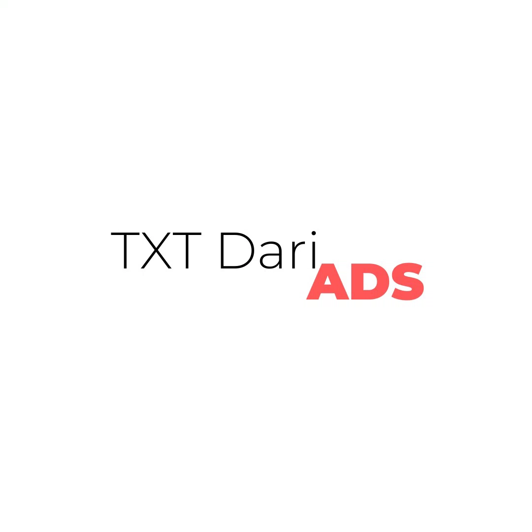 Logo TXT Dari Ads
