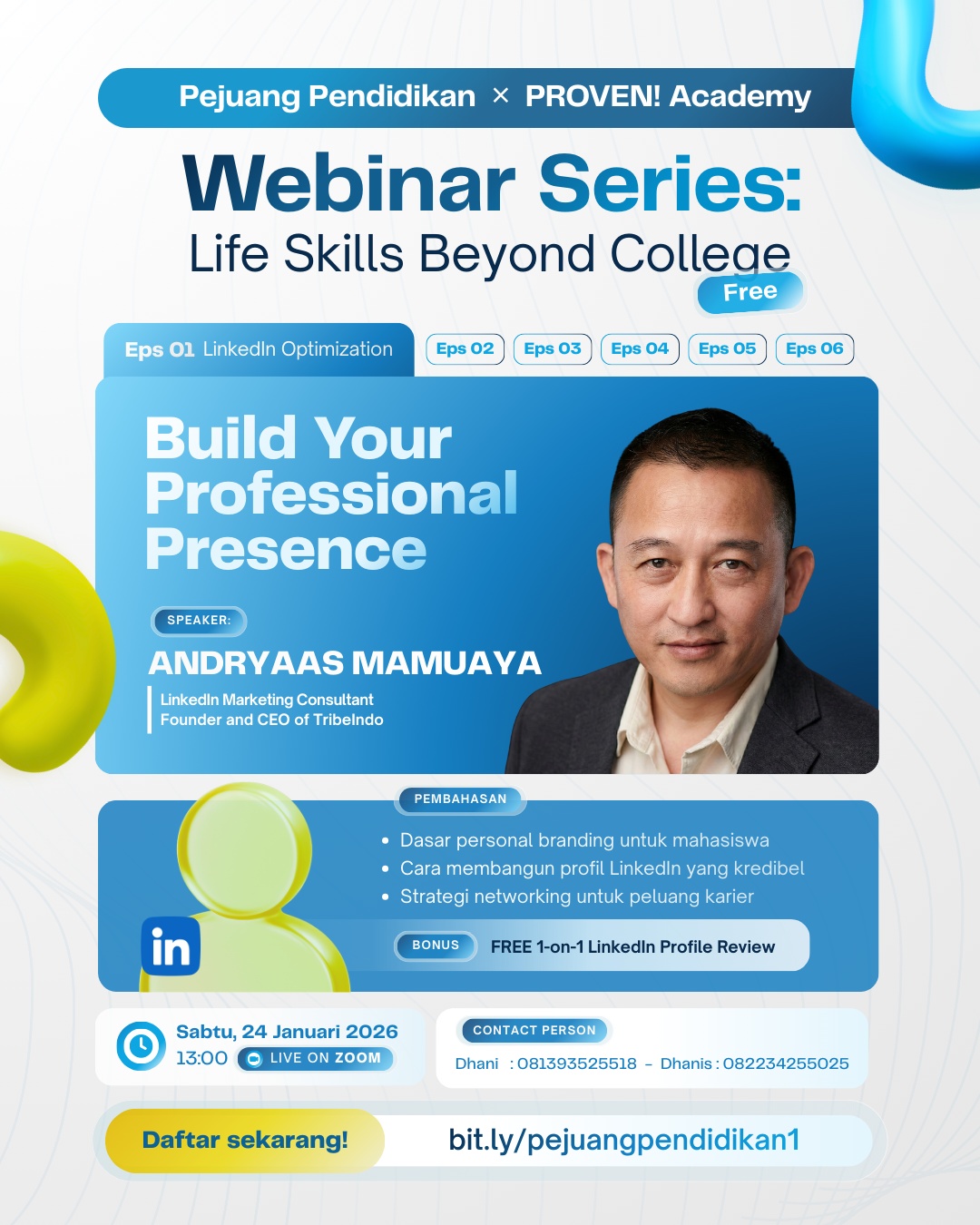 Life Skills Beyond College - Ep. 1 LinkedIn Optimization