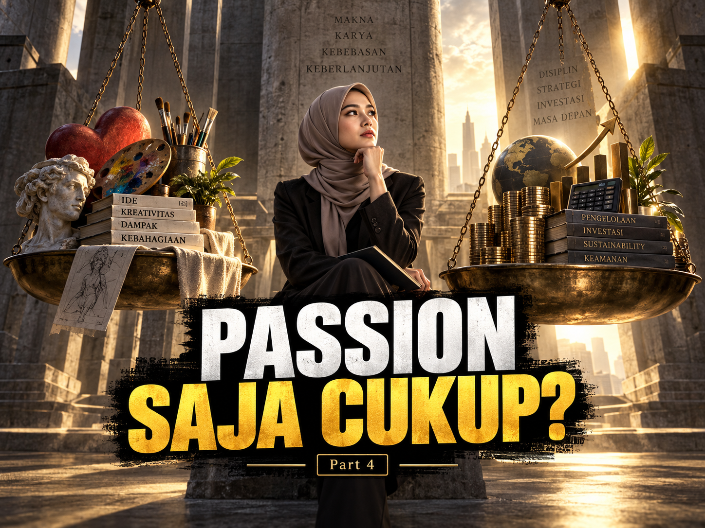 Cover audiobook (Part 4) Paradoks Passion — Antara Cinta Berkarya dan Kecerdasan Finansial