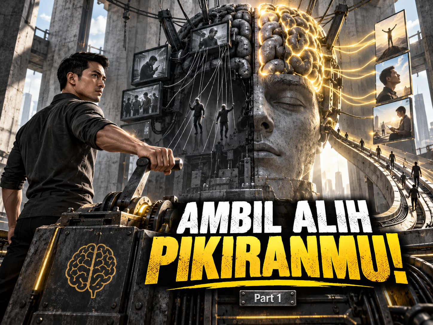 Cover audiobook (Part 1) NLP - Otak Kita Telah Dimanipulasi Saatnya Kita Ambil Alih dengan NLP