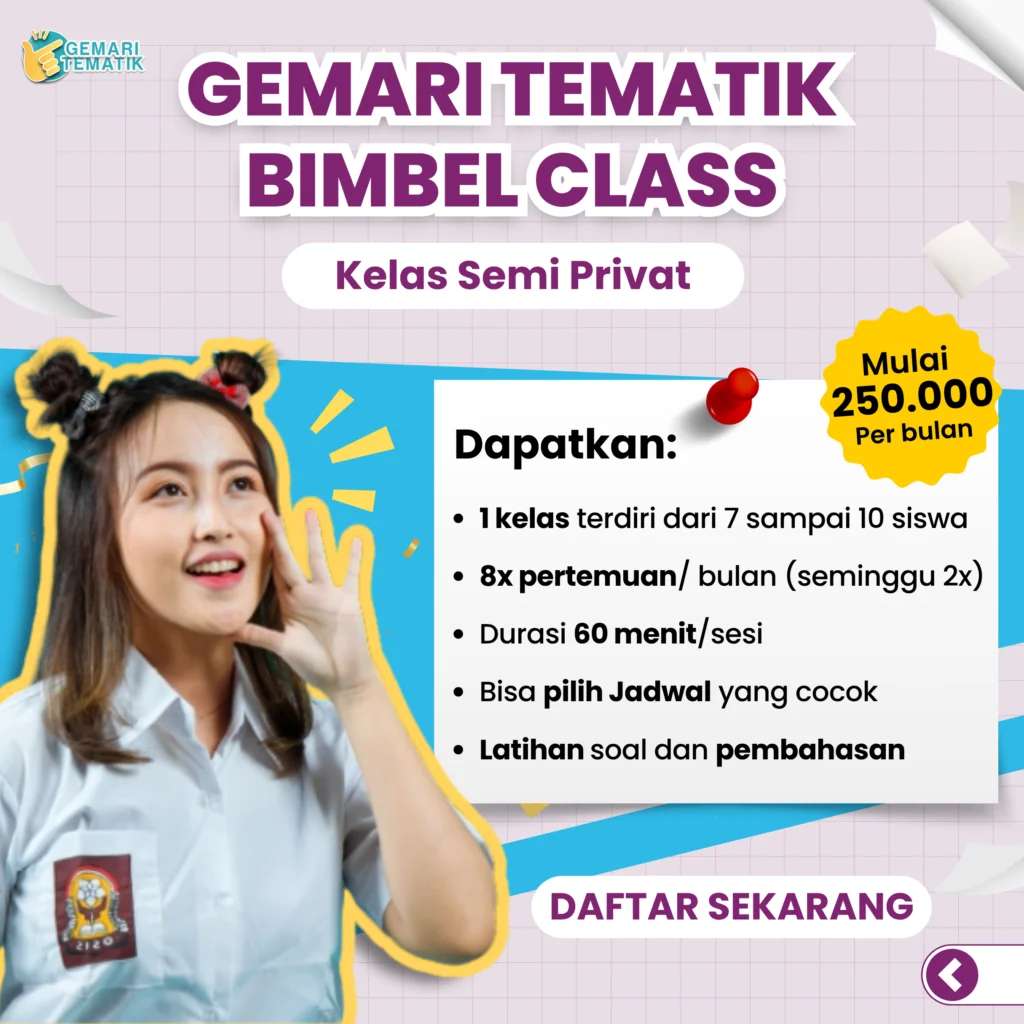Gemari Tematik Bimbel Class Semi Privat