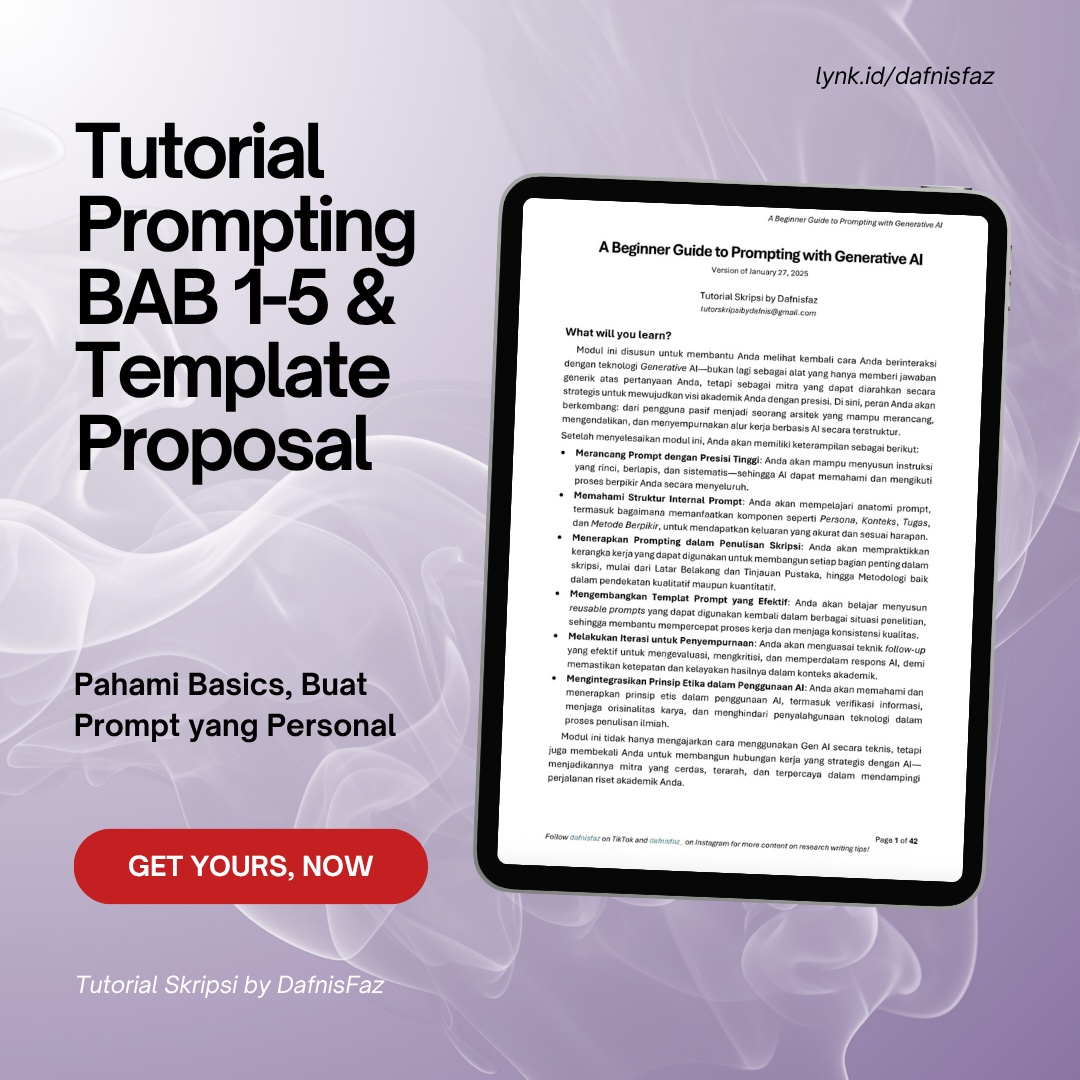 Tutorial Prompting Penelitian