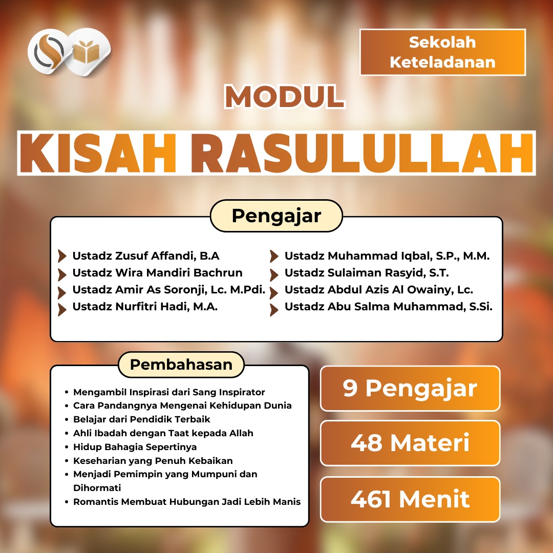 Modul Sekolah Keteladanan: Kisah Rasulullah