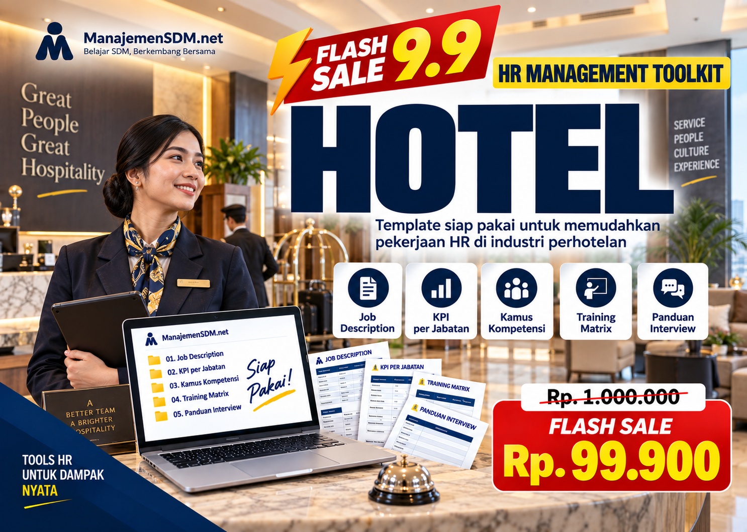HR MANAGEMENT TOOLKIT : PERHOTELAN