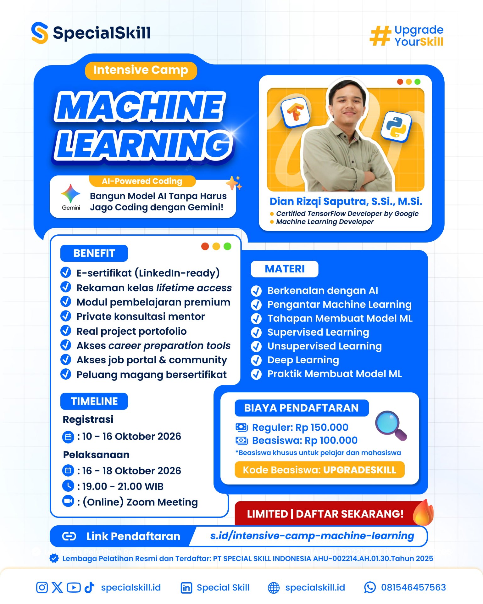 Intensive Camp Machine Learning