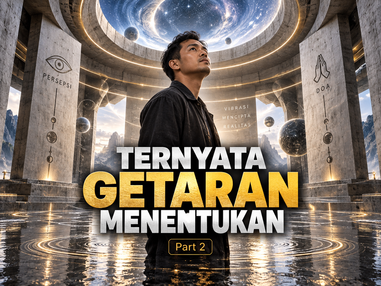 Cover audiobook (Part 2) Cara Kerja Semesta Makro Terhadap Persepsi, Vibrasi, Doa Kita