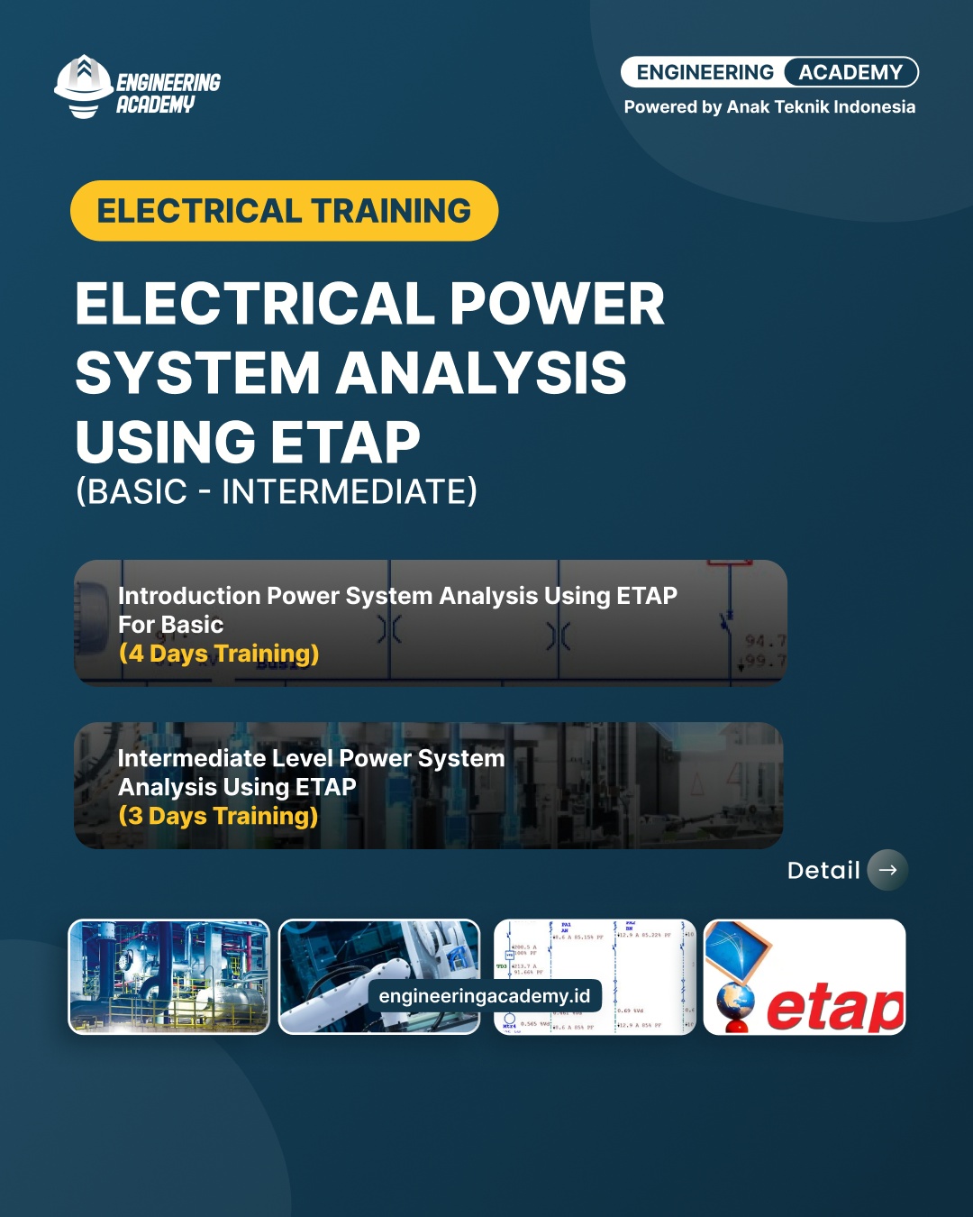 SERIES ELECTRICAL POWER SYSTEM ANALYSIS USING ETAP - Engineering Academy