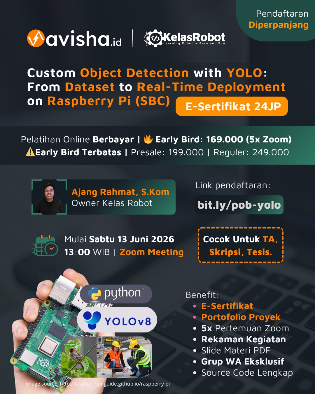 Pelatihan Custom Object Detection with YOLO: From Dataset to Real-Time ...