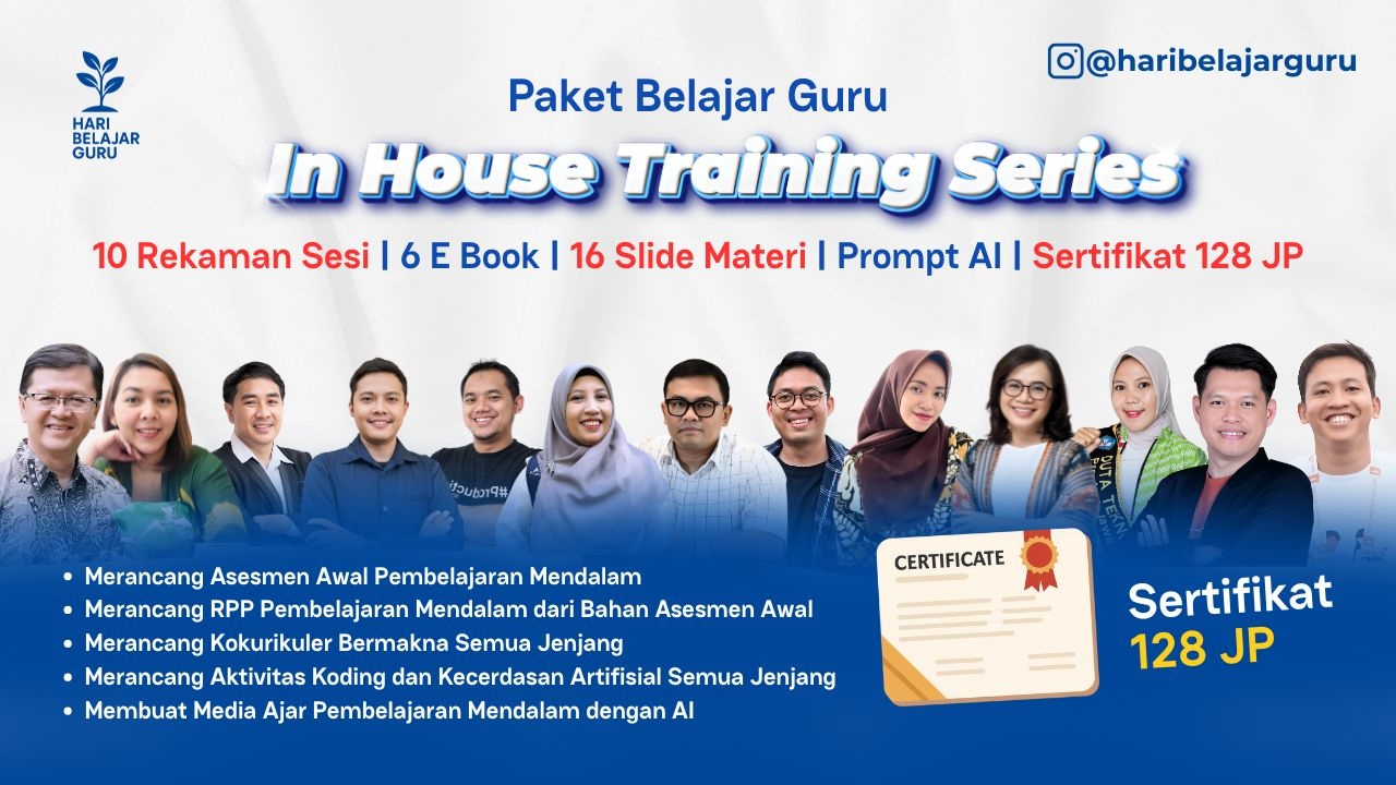 Paket In House Training Series - 5 Webinar Belajar Guru - Rizqy Rahmat Hani